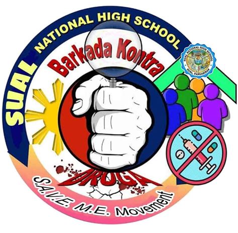 Sto nino national high school barkada kontra droga logo